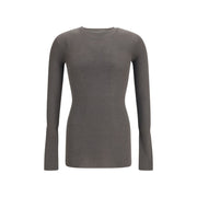 Rick Owens Gray Wool Oves Aries Sweatshirt