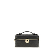 Tory Burch Black Calf Leather Bos Taurus Wallet