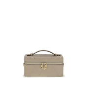 Tory Burch Gray Calf Leather Bos Taurus Wallet