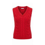 Malo Red Cotton Women Sweater