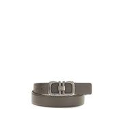 Ferragamo Brown Calf Leather Bos Taurus Regular Belt for Men