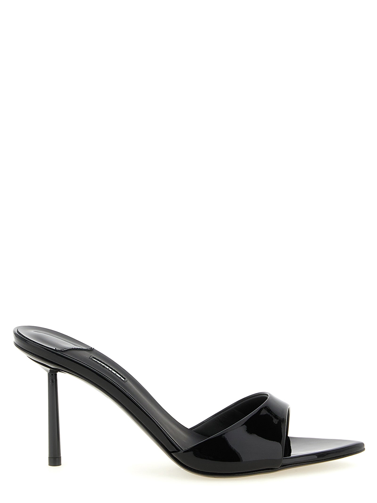LE SILLA Black Polyethylene Stiletto Heel Sandals