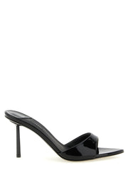 LE SILLA Black Polyethylene Stiletto Heel Sandals