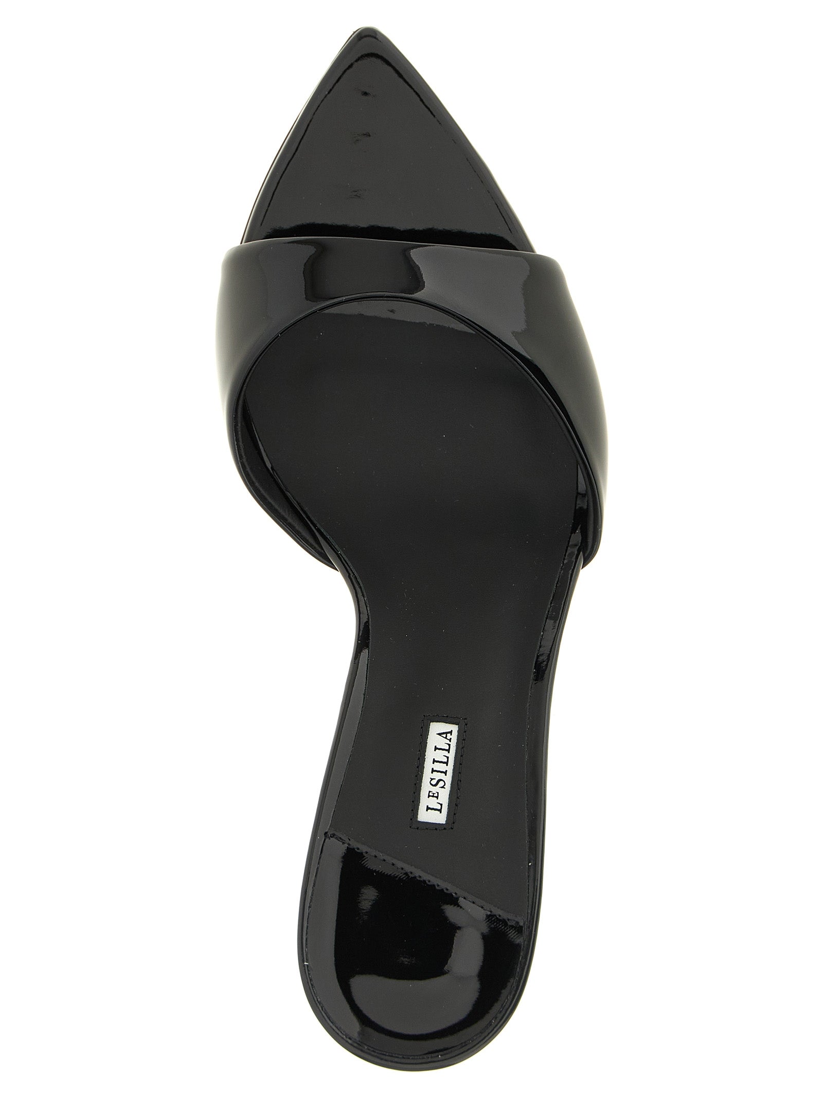 LE SILLA Black Polyethylene Stiletto Heel Sandals