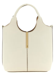 Tod's White Calfskin Tote Bag
