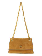 Tory Burch Brown Calfskin Shoulder Bag