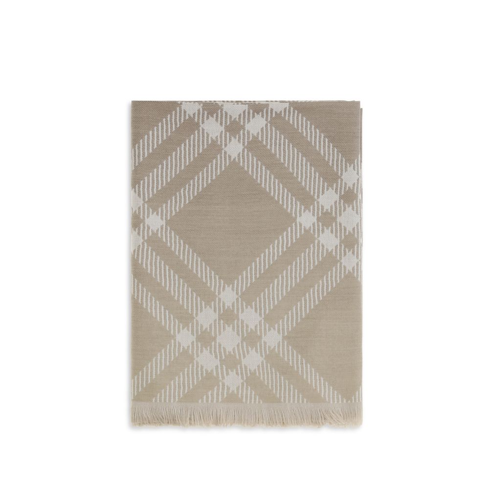 Burberry Beige Wool Oves Aries Scarf for Women