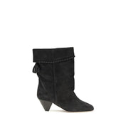 Isabel Marant Black Calf Leather Bos Taurus Boots