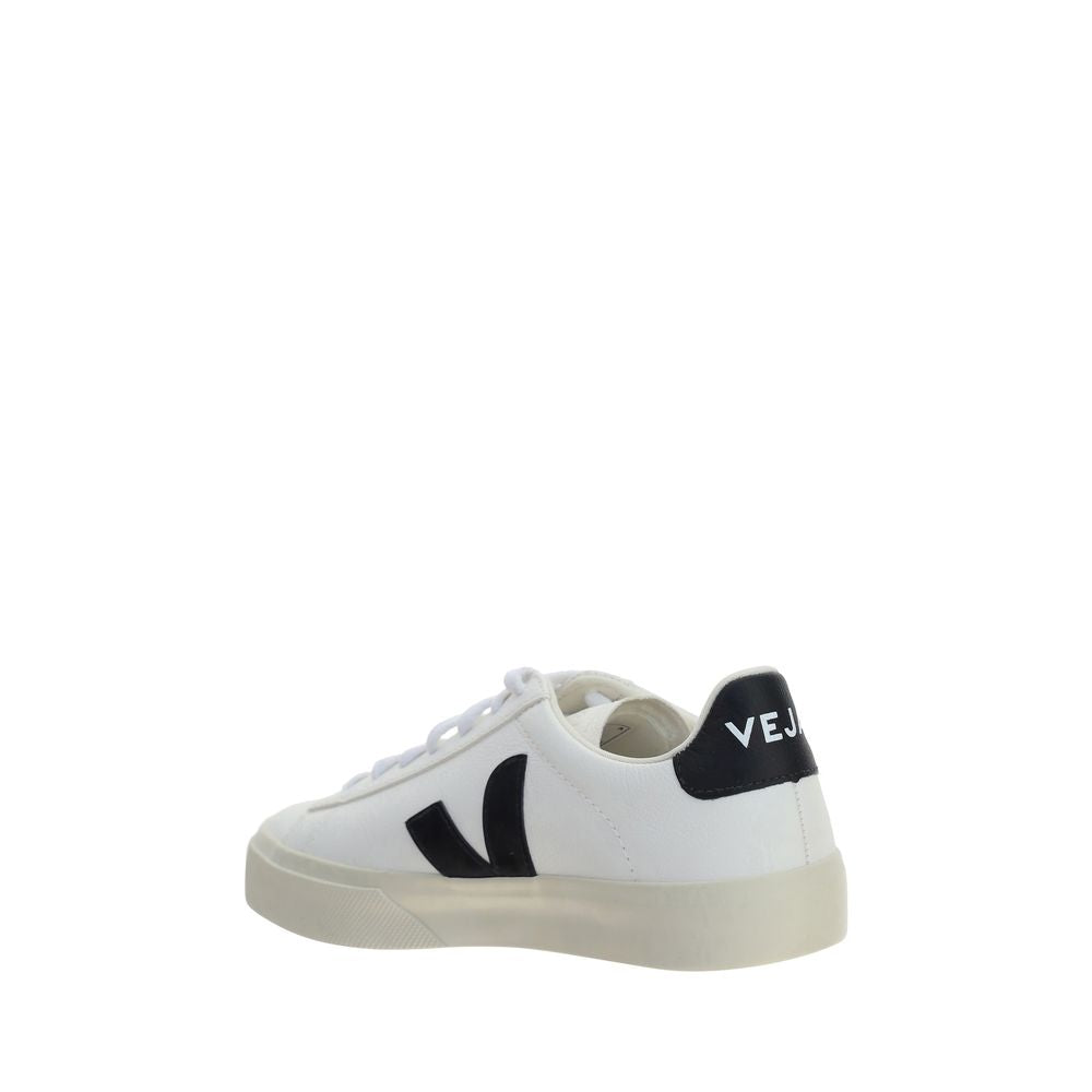 Veja White Calf Leather Bos Taurus Sneakers for Women