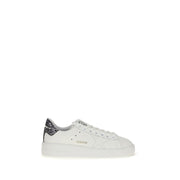 Golden Goose White Calf Leather Bos Taurus Low Top Sneakers