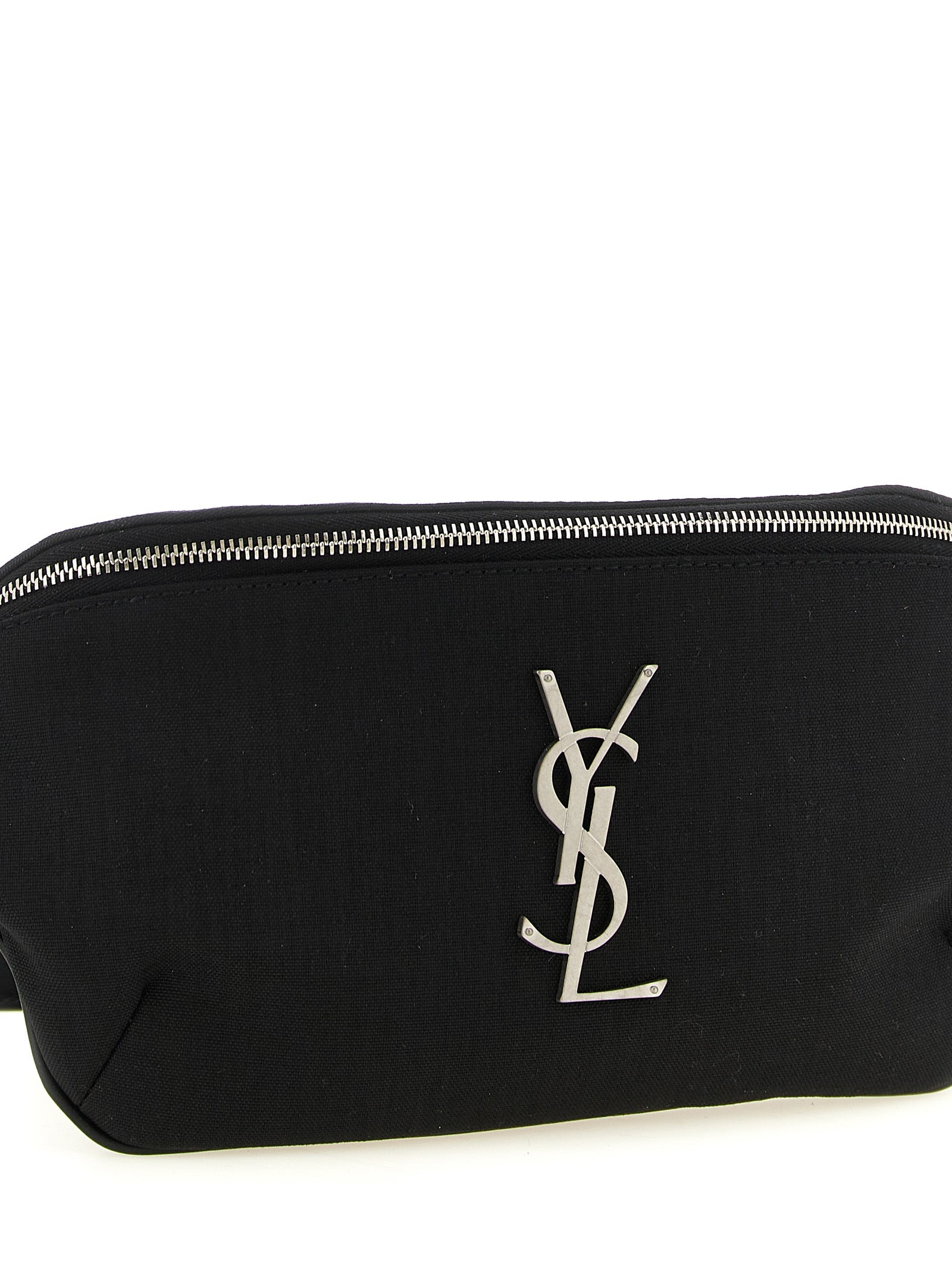Saint Laurent Black Lamb Leather Crossbody Bag for Men