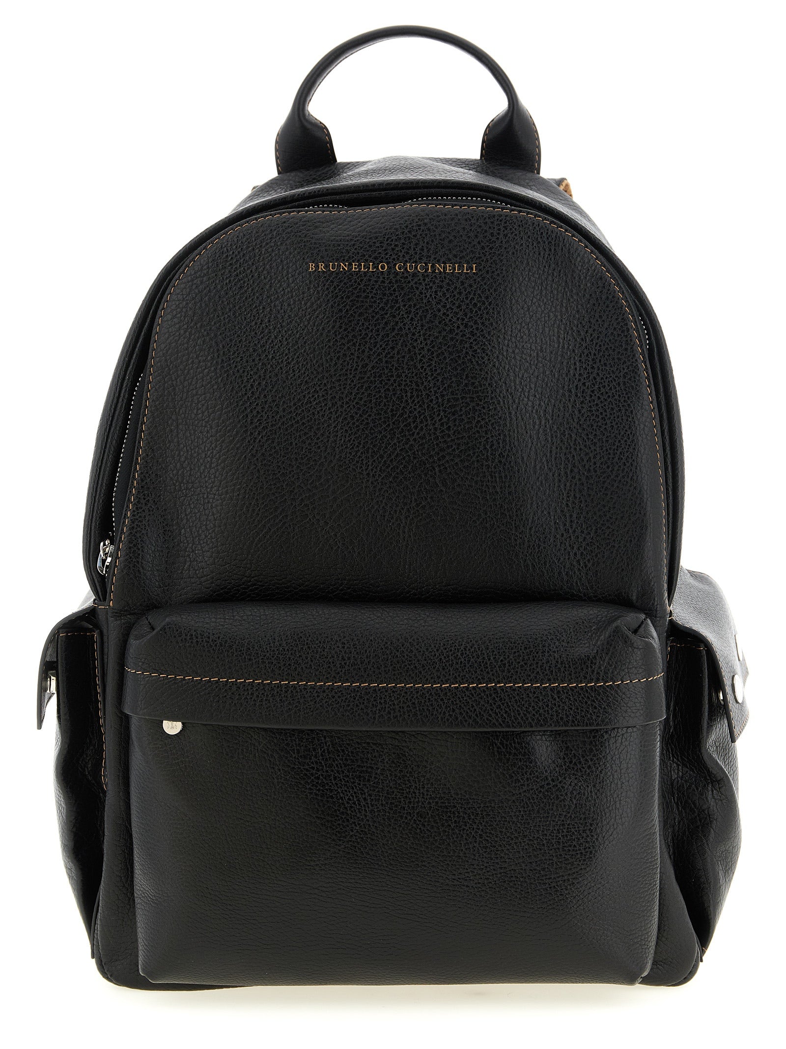 Brunello Cucinelli Black Calfskin Backpack