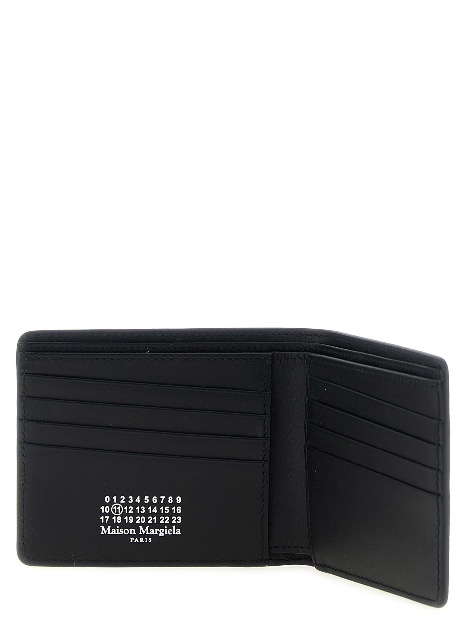 Maison Margiela Black Calfskin Wallet for Men