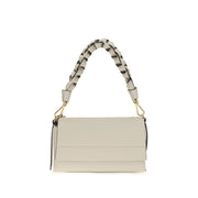Coccinelle Beige Calf Leather Bos Taurus Shoulder Bag