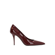 Saint Laurent Red Calfskin High Heel Pumps