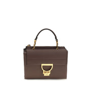 Coccinelle Brown Calf Leather Bos Taurus Handbag