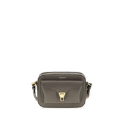 Coccinelle Brown Calf Leather Bos Taurus Shoulder Bag