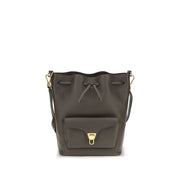 Coccinelle Brown Calf Leather Bos Taurus Shoulder Bag