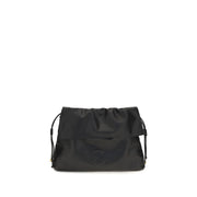 Coccinelle Black Calf Leather Bos Taurus Shoulder Bag