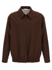 Gucci Brown Wool Full-Length Jacket for Men