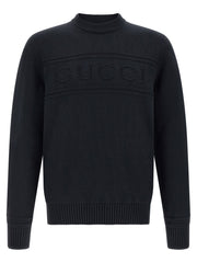Gucci Blue Cotton Cardigan