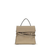 Moschino Beige Goatskin Shoulder Bag