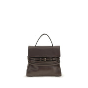 Moschino Brown Goatskin Shoulder Bag