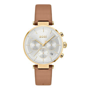 Hugo Boss Brown Leather Dress Watch