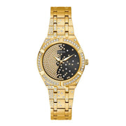 Guess Gold Stainless Steel Dress Watch