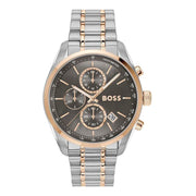 Hugo Boss Gray Stainless Steel Dress Watch