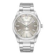 Timberland Gray Stainless Steel Dress Watch