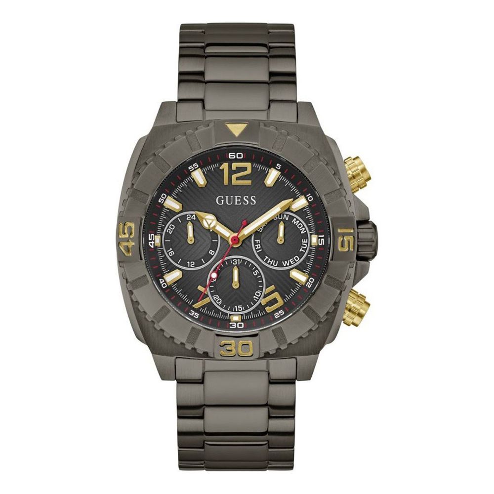 Guess Gray Stainless Steel Dress Watch
