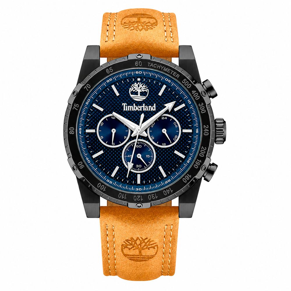 Timberland Brown Leather Bracelet Watch