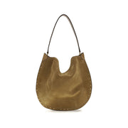 Isabel Marant Brown Calf Leather Bos Taurus Shoulder Bag