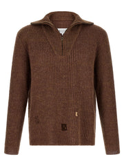 Maison Margiela Brown Linen Cardigan