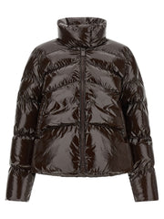 PINKO Brown Polyamide Full-Length Jacket