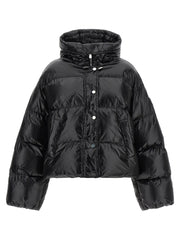 PINKO Black Polyamide Shell Jacket