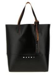 Marni Black Polyethylene Tote Bag