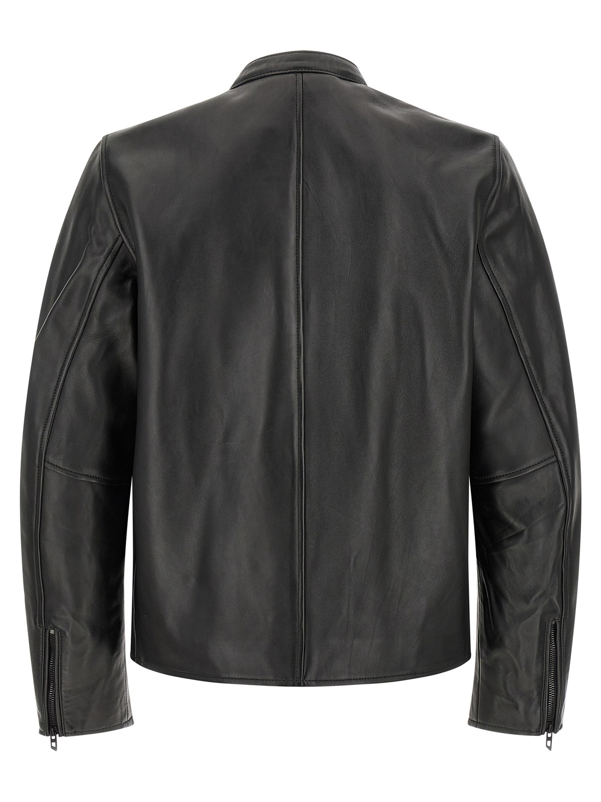 Diesel Black Lamb Leather Leather Jacket