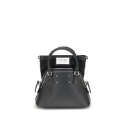 Maison Margiela Black Calf Leather Bos Taurus Shoulder Bag
