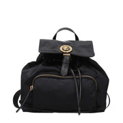 Versace Black Fabric Backpack