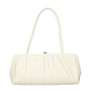 Jil Sander White Leather Shoulder Bag
