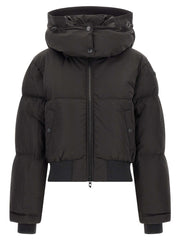 Diesel Black Polyamide Full-Length Jacket