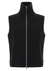 Maison Margiela Black Wool Sleeveles Sweater