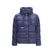 Herno Blue Polyester Full-Length Jacket
