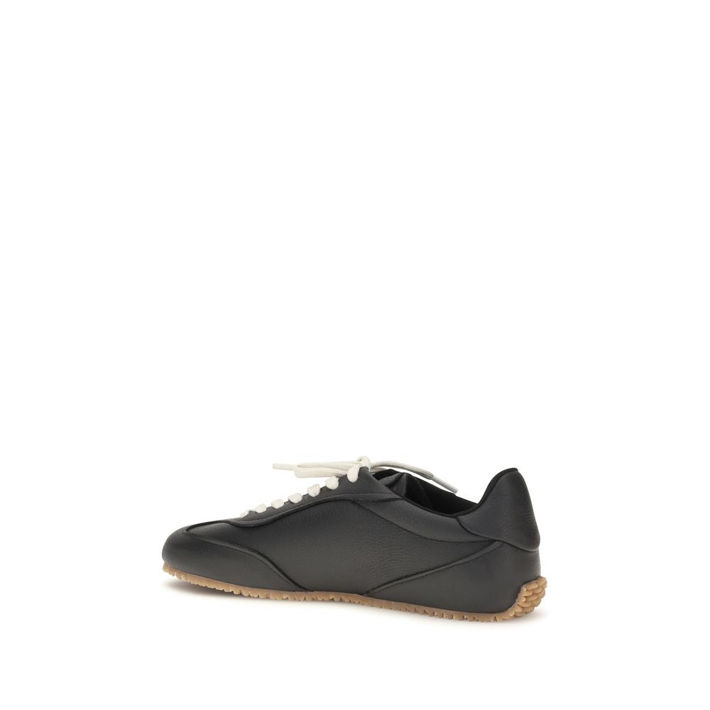Axel Arigato Black Calf Leather Bos Taurus Athletic Sneakers for Men