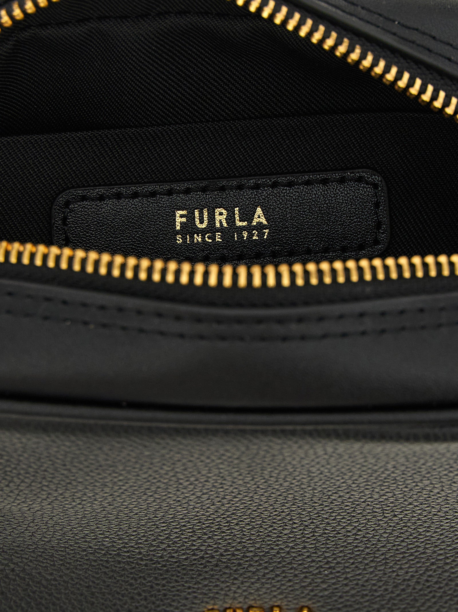 Furla Black Calfskin Handbag for Women