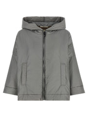Max Mara Gray Polyester Shell Jacket