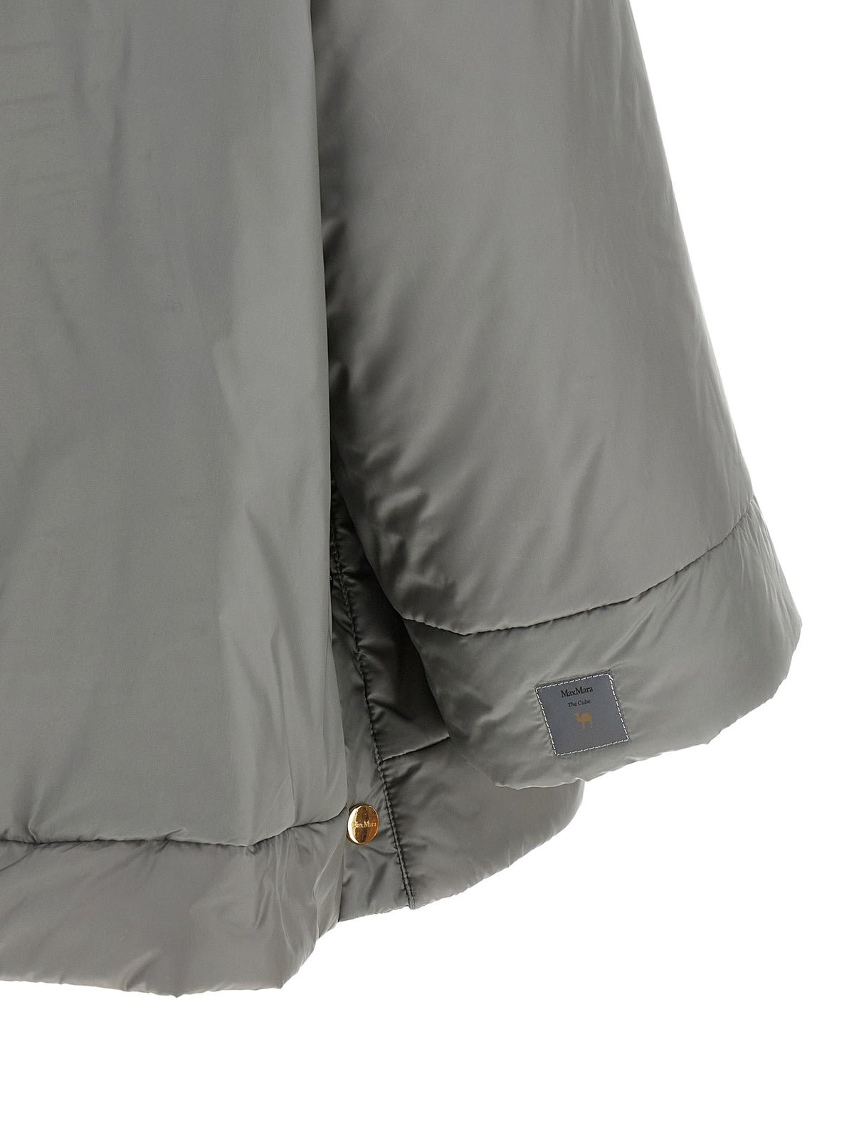 Max Mara Gray Polyester Shell Jacket