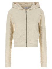 Off-White Beige Cotton Sweatshirt
